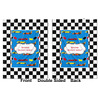 Generated Product Preview for Lisa Review of Checkers & Racecars Baby Blanket (Personalized)