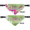 Generated Product Preview for Frank Review of Soccer Dog Bandana (Personalized)