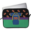 Generated Product Preview for Caroline Armstrong Review of Football Jersey Laptop Sleeve / Case (Personalized)