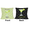 Generated Product Preview for SUZANNE FINELLI Review of Margarita Lover Outdoor Pillow (Personalized)