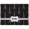 Generated Product Preview for EEJ Review of Black Eiffel Tower Dog Food Mat w/ Name or Text