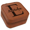 Generated Product Preview for Ed Elliott Review of Name & Initial (for Guys) Travel Jewelry Box - Leather (Personalized)