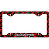 Generated Product Preview for Vanetta E. Review of Chili Peppers License Plate Frame (Personalized)