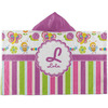 Generated Product Preview for TERESA TUCKER Review of Butterflies & Stripes Kids Hooded Towel (Personalized)