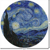 Generated Product Preview for Kenneth Ward Review of The Starry Night (Van Gogh 1889) Round Decal
