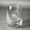 Generated Product Preview for Happy Customer Review of Design Your Own Stemless Wine Glass - Laser Engraved