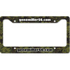 Generated Product Preview for Gene Miller Review of Green Camo License Plate Frame (Personalized)