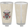 Generated Product Preview for Tina McClenny Review of Firefighter Pint Glass - Full Color (Personalized)