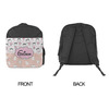 Generated Product Preview for Allison P. Review of Pink Monsters & Stripes Preschool Backpack (Personalized)