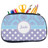 Generated Product Preview for Nedra L Cameron Review of Purple Damask & Dots Neoprene Pencil Case (Personalized)