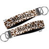 Generated Product Preview for Sara Morales Review of Cow Print Wristlet Webbing Keychain Fob (Personalized)