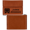 Generated Product Preview for Melanie Review of Logo & Tag Line Leatherette Business Card Case (Personalized)