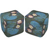 Generated Product Preview for Dolores J Review of Water Lilies #2 Cube Pouf Ottoman