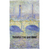 Generated Product Preview for William Jefferson Review of Waterloo Bridge by Claude Monet Finger Tip Towel - Full Print