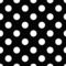 Polka Dots Templates for Single-Sided Linen Placemats - Set of 4