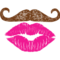 Mustache & Lips Templates for 6