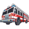 Firetrucks Templates for Name & Initial Decals - Up to 18
