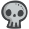 Skulls & Bones Templates for Printed Cookie Toppers - 1.25