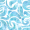 Waves Templates for Woven Fabric Placemats - Twill