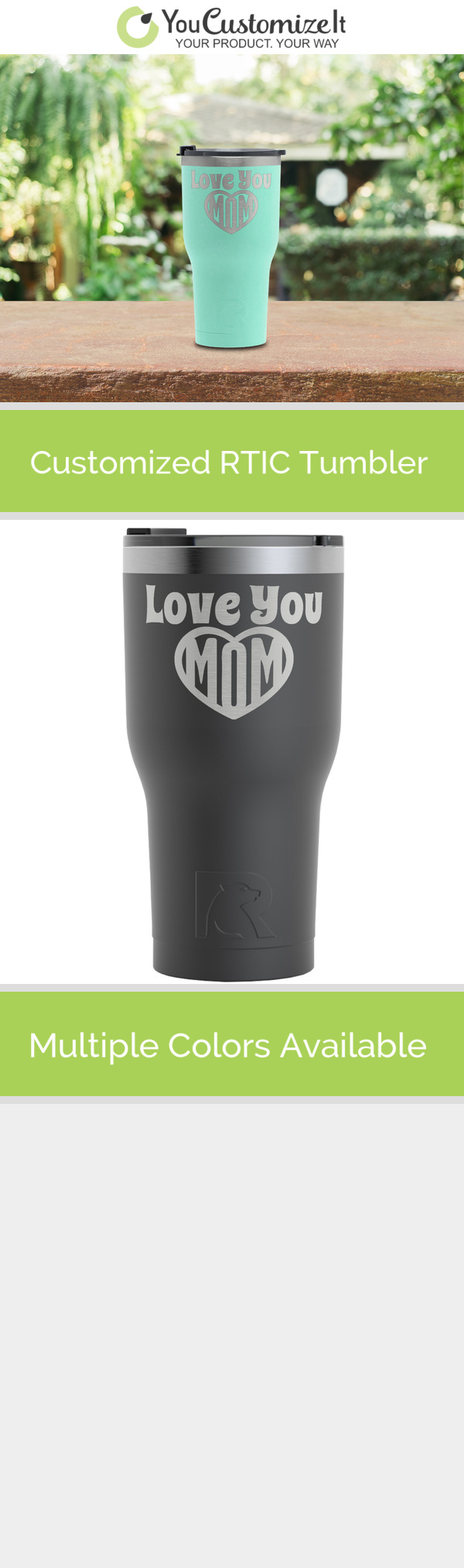 30oz Camo RTIC – Coffee And Glitter Mom