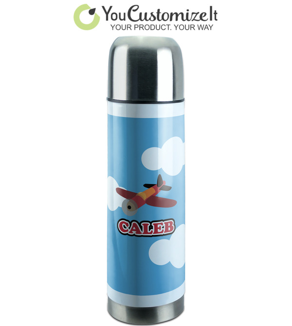 Thermos Caleb Water Bottle Drink Cup Airplane