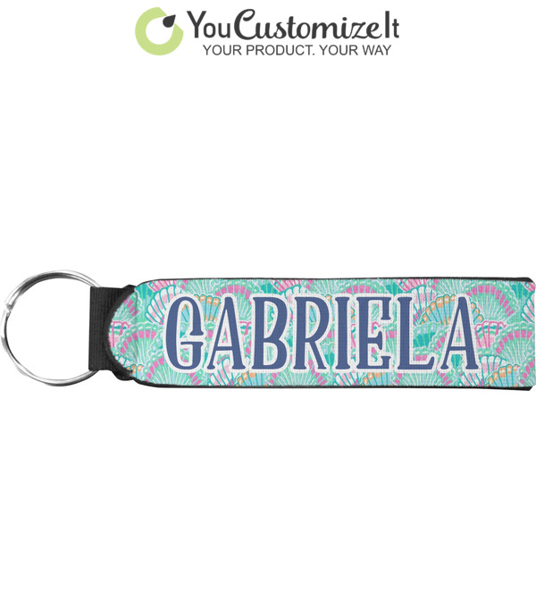 Personalized High End Name Keychain for Preppy Teen Girls with Heart