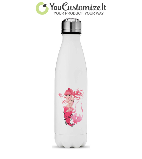 stainless steel mermaid water bottle