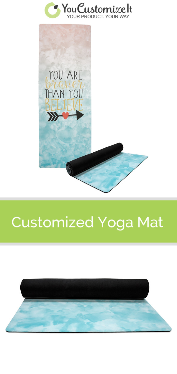 Peloton Inspired Yoga Mats Great Gift Motivational Personalize High Quality  Inspirational Quotes Ships Within 24 Hrs 