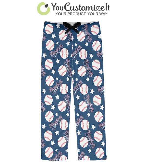 Custom Baseball Mens Pajama Pants