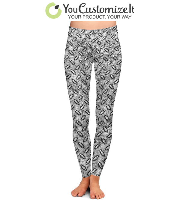 Custom Diamond Plate Ladies Leggings