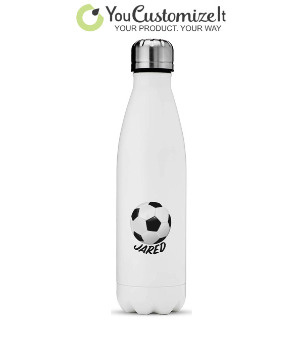 Soccer Personalized Insulated 17 oz. Water Bottle