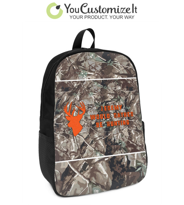 Medium Camo Daycare Backpack, Monogram Camo Backpack, Personalize