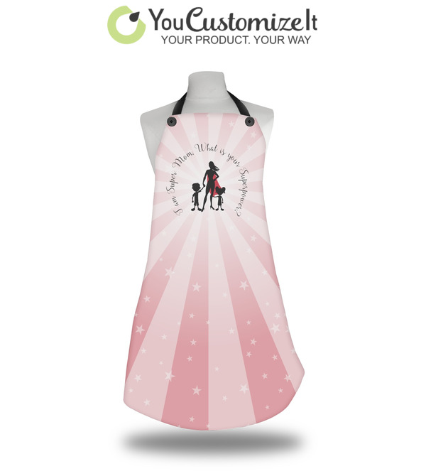 Personalized Super Mom Cooking Apron