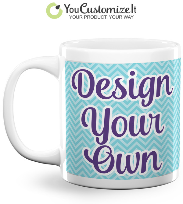 Custom 20 oz Coffee Mugs - White