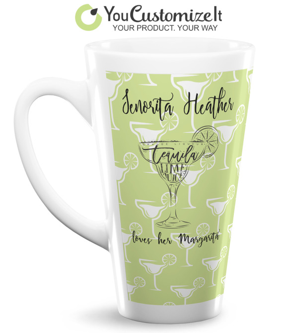 Custom Margarita Lover 11 Oz Coffee Mug - White (Personalized