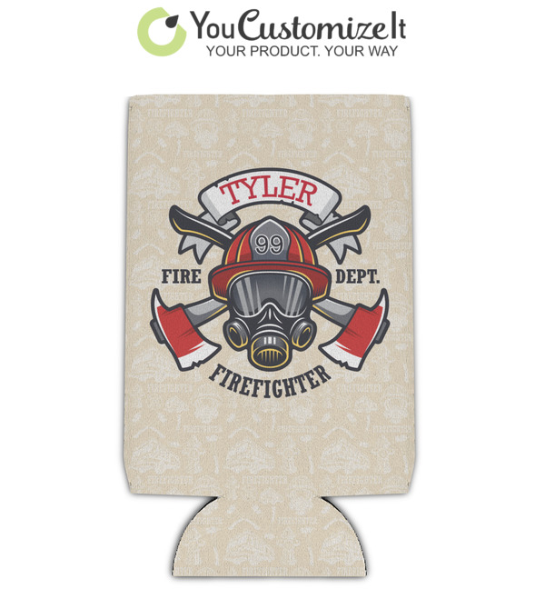 Firefighter's Personalized Insulated Can Koozie 