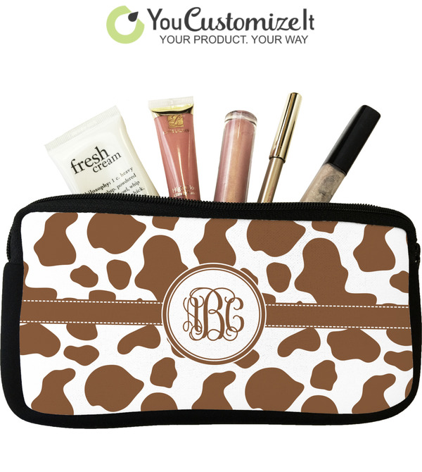 Youngblood newest Ostrich Print Cosmetic Bag