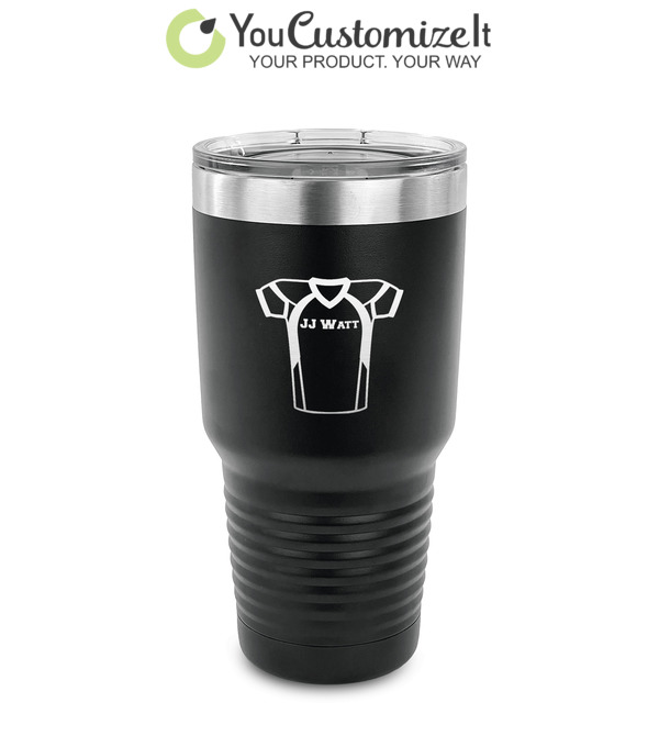 Custom Jersey Number 30 OZ Tumbler