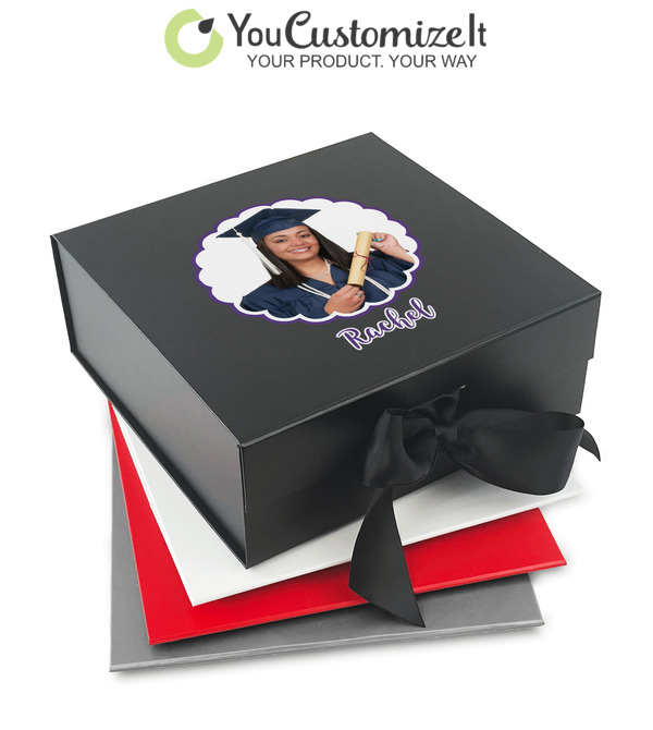 Graduation Gift Box - Class of 2022 - Graduation - Custom Illustration Box - Custom Gift Box - Personalized Gift Box - White Confetti high quality Box