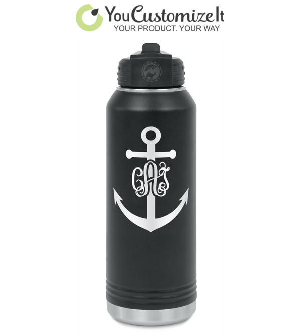 Custom Water Bottles - Use Your Logo, Monogram, or Design - Iconic