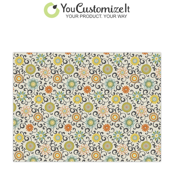 Custom Simple Floral Tissue Paper Sheets