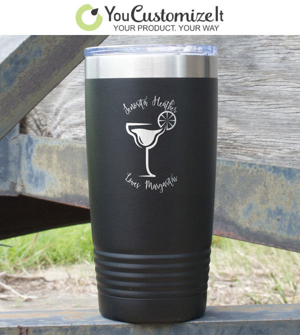 Custom Margarita Lover RTIC Tumbler - 30 oz (Personalized)