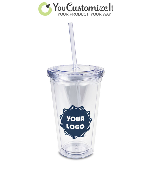 Clear Acrylic Tumbler Mockup, Birthday Party Digital