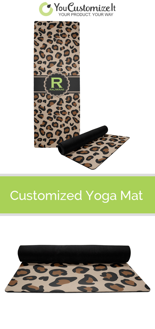 Custom Granite Leopard Yoga Mat (Personalized)