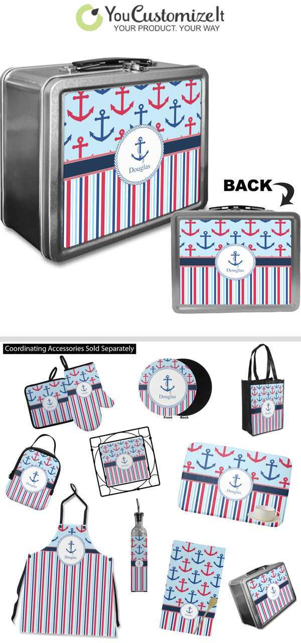 Personalized Kids' Lunch Box  Custom School Lunch Box - Anchors