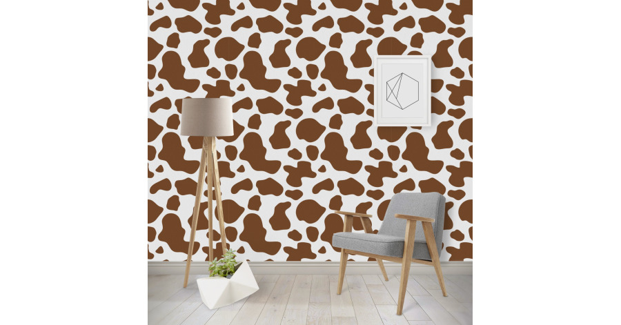 Custom Cow Print Wallpaper & Surface Covering (Peel & Stick