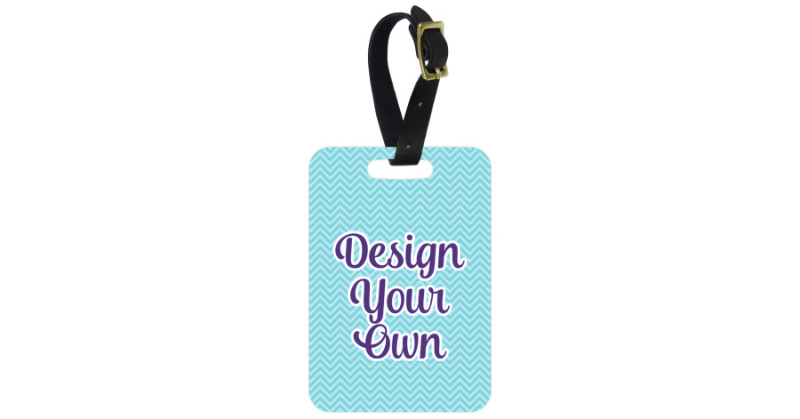 Custom Metal Luggage Tags | Design & Preview Online | YouCustomizeIt