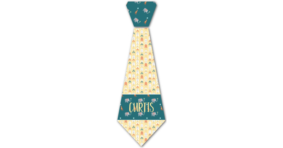 Custom Animal Friend Birthday Iron On Tie (Personalized) | YouCustomizeIt