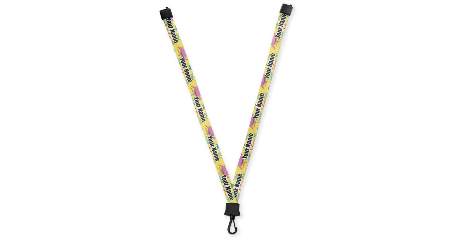 Custom Pink Flamingo Lanyard (Personalized) | YouCustomizeIt