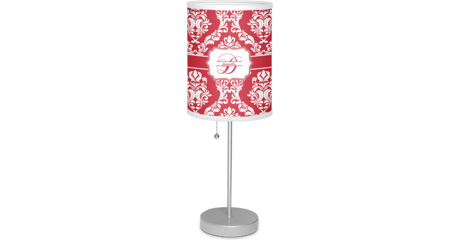 Custom Damask 7 Drum Lamp With Shade Personalized YouCustomizeIt   260454 